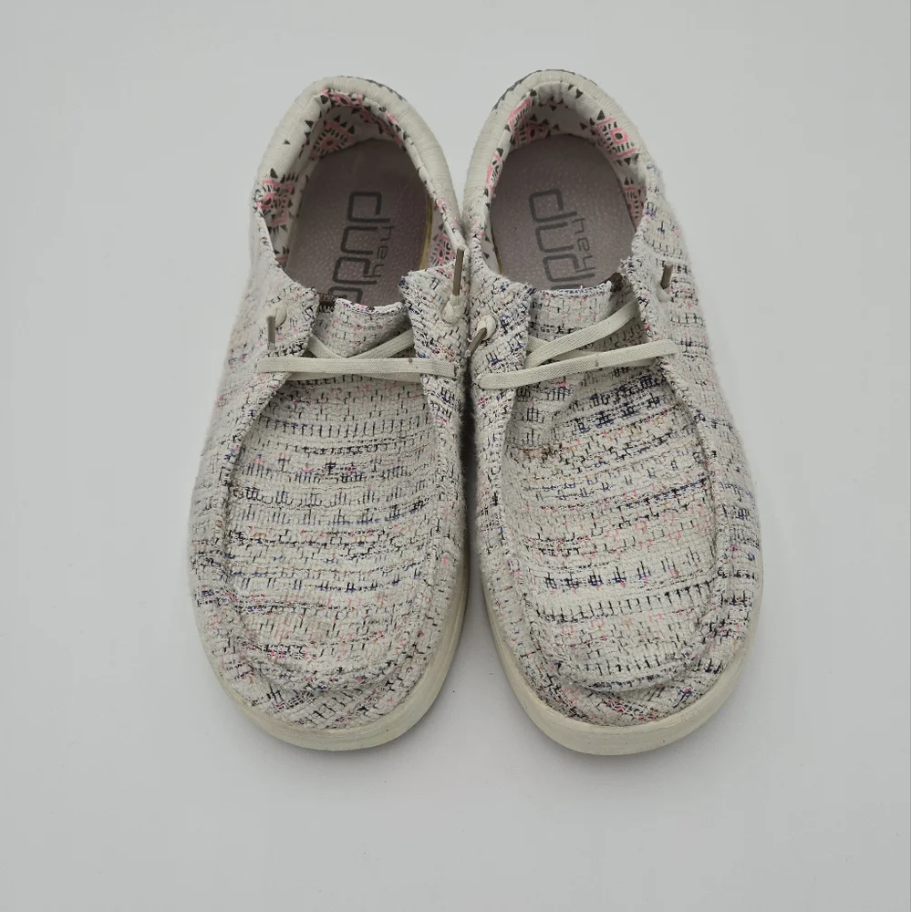 Hey Dude Wendy Rise Boho White Size 10